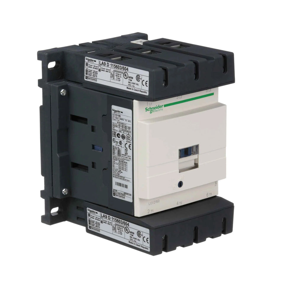 Square D LC1D150G7 Magnetic Contactor – IEC – LC Series – 3 Pole – 150A – Coil Control G7