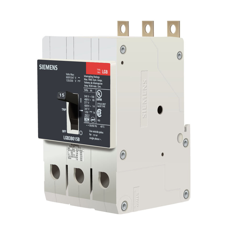 LGB3B015B - Siemens - Molded Case Circuit Breaker