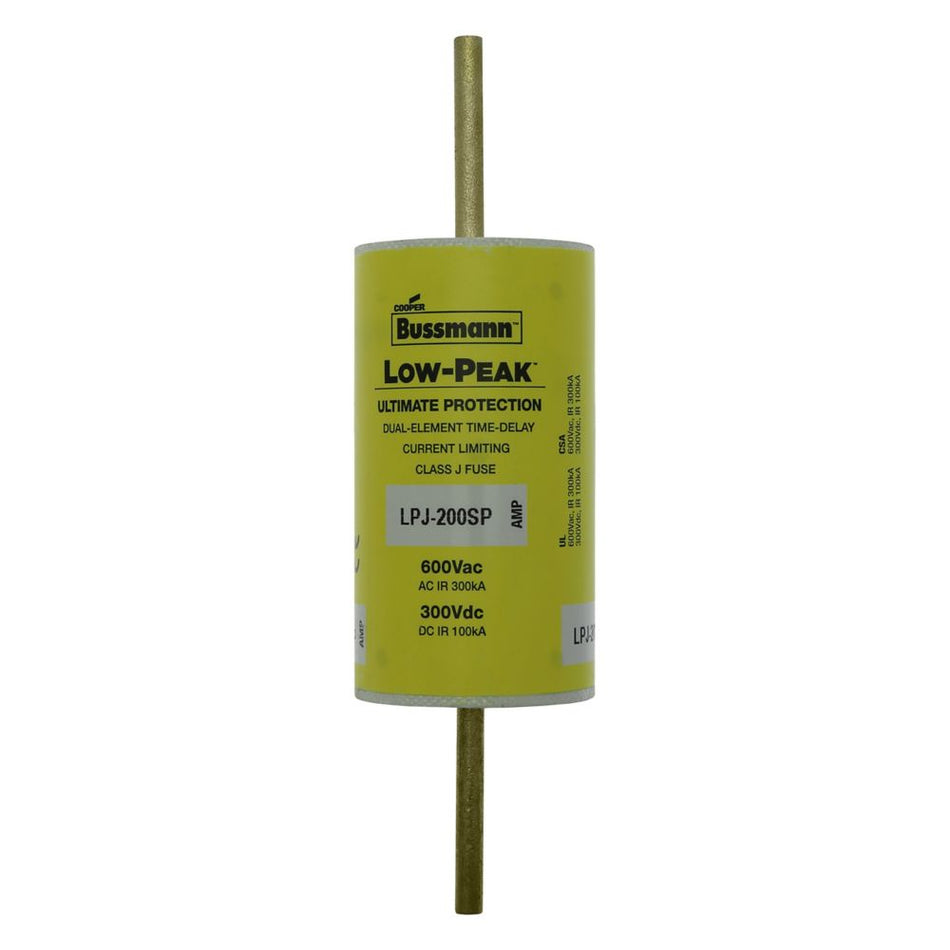 Eaton Bussmann LPJ-200SPI 200A Class J Time-Delay Fuse – Bolted Blade Connection