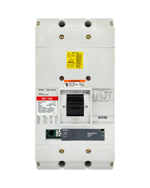 Eaton Cutler Hammer NDC312T33W 1200A 3-Pole Molded Case Circuit Breaker – LS Trip Unit – Bolt-On – 600VAC
