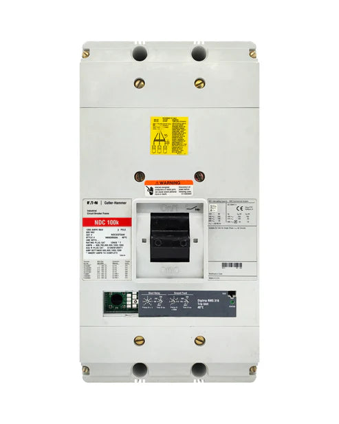 Eaton Cutler Hammer NDC312T36W 1200A 3-Pole Molded Case Circuit Breaker – LSIG Trip Unit – Bolt-On – 600VAC