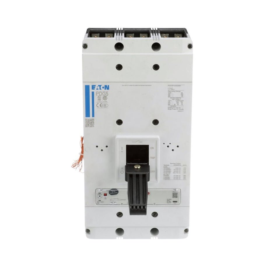 Eaton PDG53K1200E2MN Power Defense Molded Case Circuit Breaker – 1200A, 3-Pole, 600V, PD5 Global, 50 kAIC