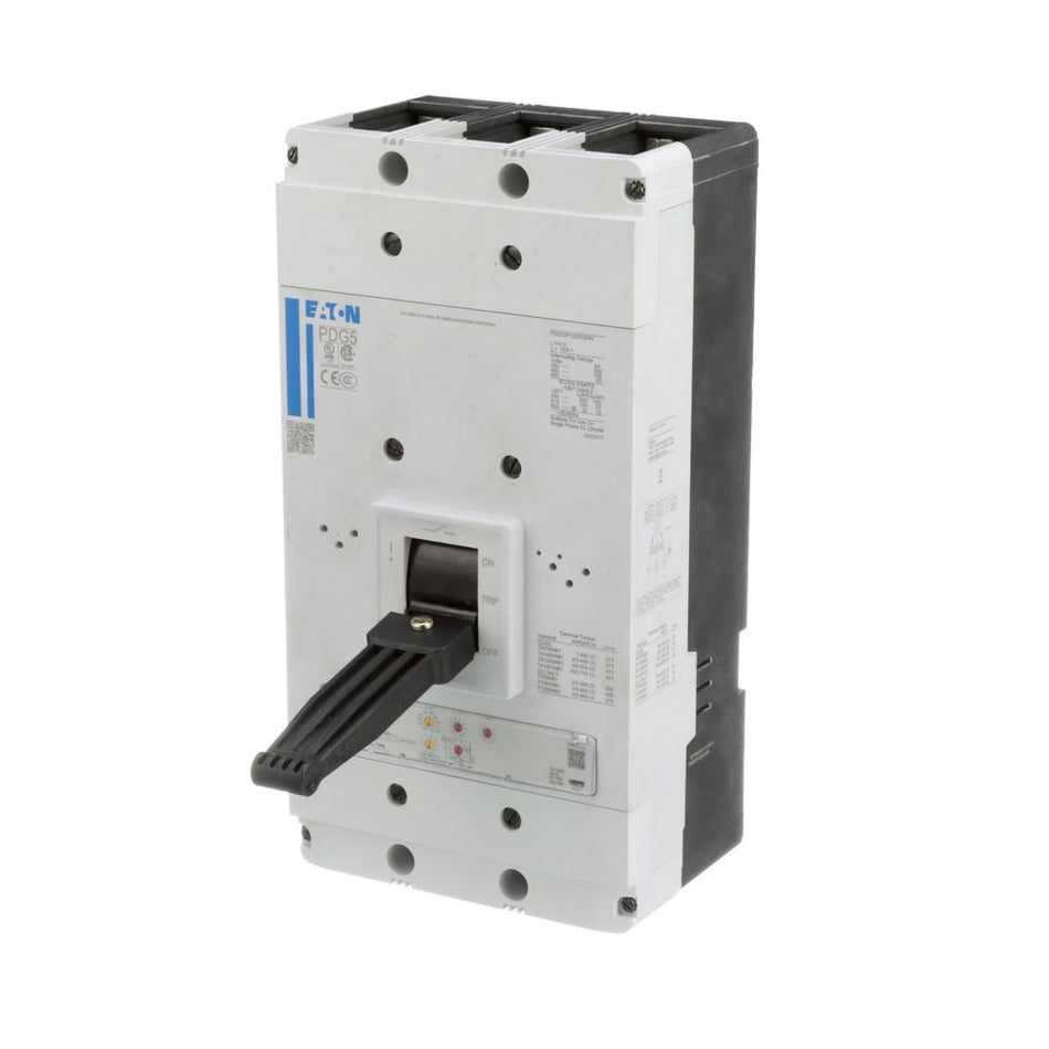 Eaton PDG53M0800E2MN Power Defense Molded Case Circuit Breaker – 800A, 3-Pole, 600V, PD5 Global, 65 kAIC