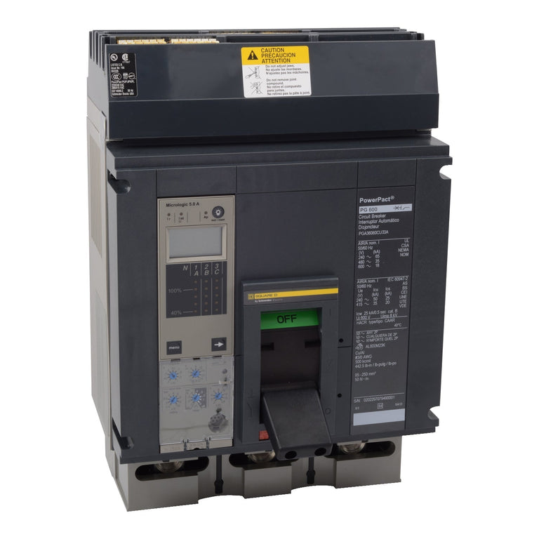 PGA36060CU33A - Square D - Molded Case Circuit Breaker