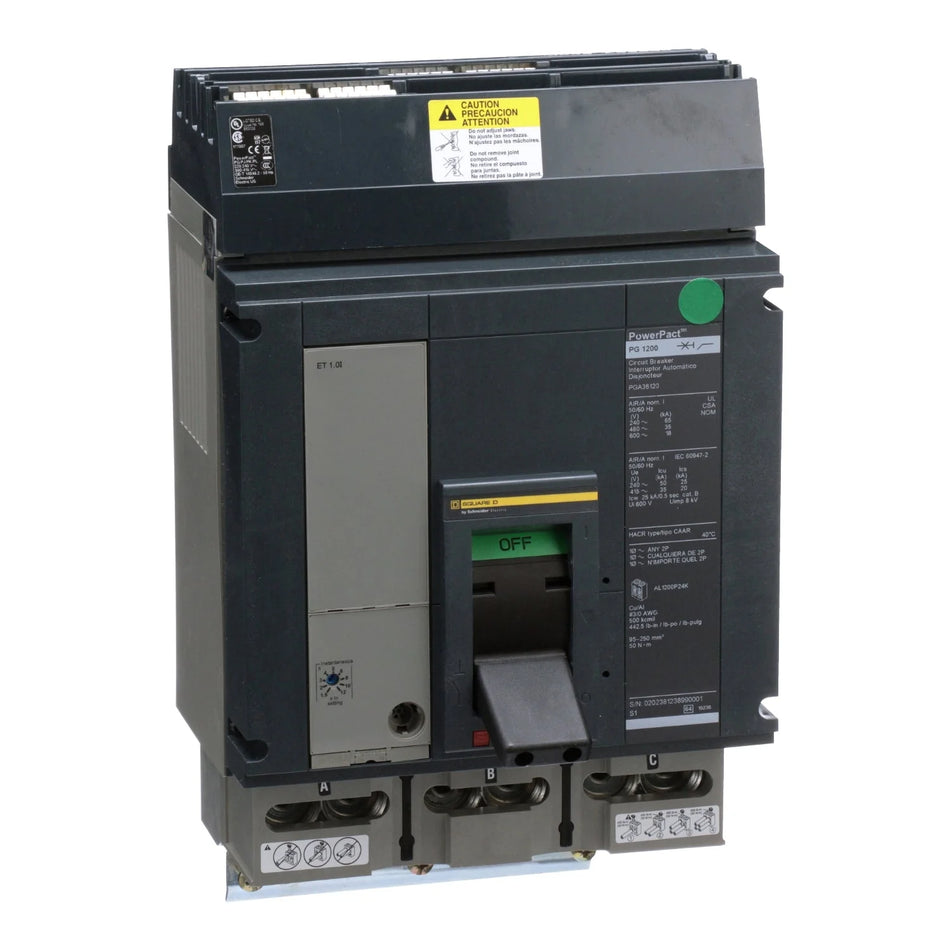 PGA36120 - Square D - Molded Case Circuit Breaker