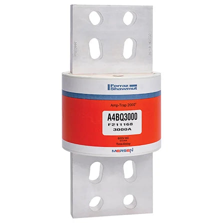 Mersen A4BQ3000 Class L Time-Delay Fuse – 3000A – 600VAC/500VDC – Amp-Trap 2000® Blade Fuse