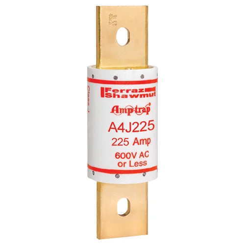 Mersen A4J225 Class J Fast-Acting Fuse – 225A – 600VAC/300VDC – Amp-Trap® Blade Fuse