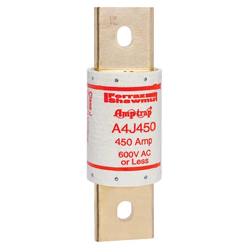 Mersen A4J450 Class J Fast-Acting Fuse – 450A – 600VAC/300VDC – Amp-Trap® Blade Fuse
