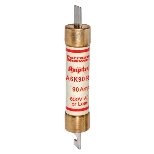Mersen A6K90R Fuse – Class RK1 – 90A – 600VAC/300VDC – Fast-Acting Blade Fuse (Amp-Trap® A6K-R)
