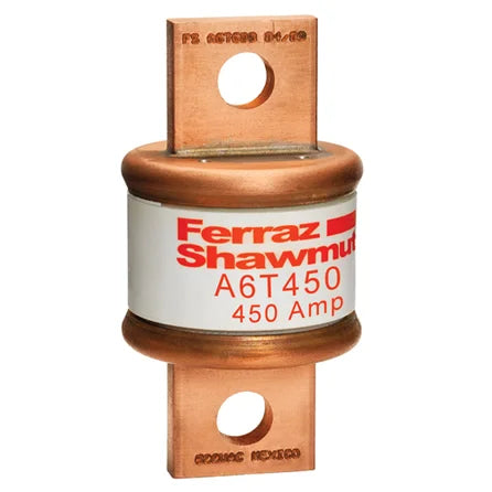 Mersen A6T450 Fuse – Class T – 450A – 600VAC/300VDC – Fast-Acting Blade Fuse (Amp-Trap® A6T)