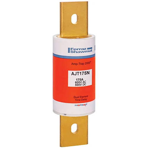 Mersen AJT175N Fuse – Class J – 175A – 600VAC/500VDC – Time-Delay Blade Fuse (Amp-Trap 2000® AJT)