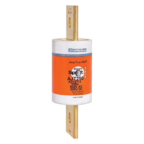 Mersen AJT250 Fuse – Class J – 250A – 600VAC/500VDC – Time-Delay Blade Fuse (Amp-Trap 2000® AJT)