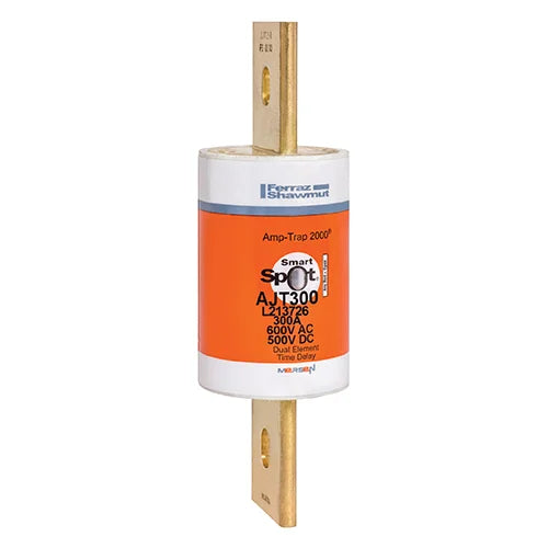 Mersen AJT300 Fuse – Class J – 300A – 600VAC/500VDC – Time-Delay Blade Fuse (Amp-Trap 2000® AJT)