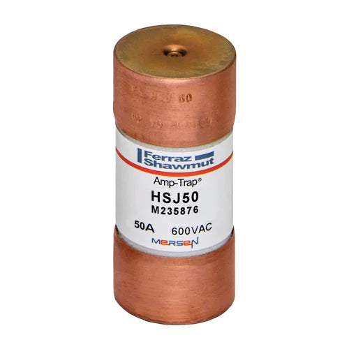 Mersen HSJ50 Fuse – Class J – 50A – 600VAC/500VDC – High-Speed Ferrule Fuse (Amp-Trap® HSJ)