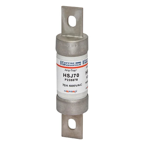 Mersen HSJ70 Fuse – Class J – 70A – 600VAC/500VDC – High-Speed Blade Fuse (Amp-Trap® HSJ)