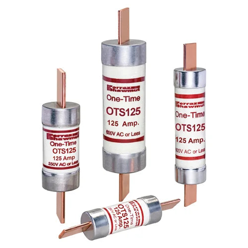 Mersen OTS125 Fuse – Class K5 – 125A – 600VAC/300VDC – Fast-Acting Blade Fuse (Amp-Trap® OTS Series)