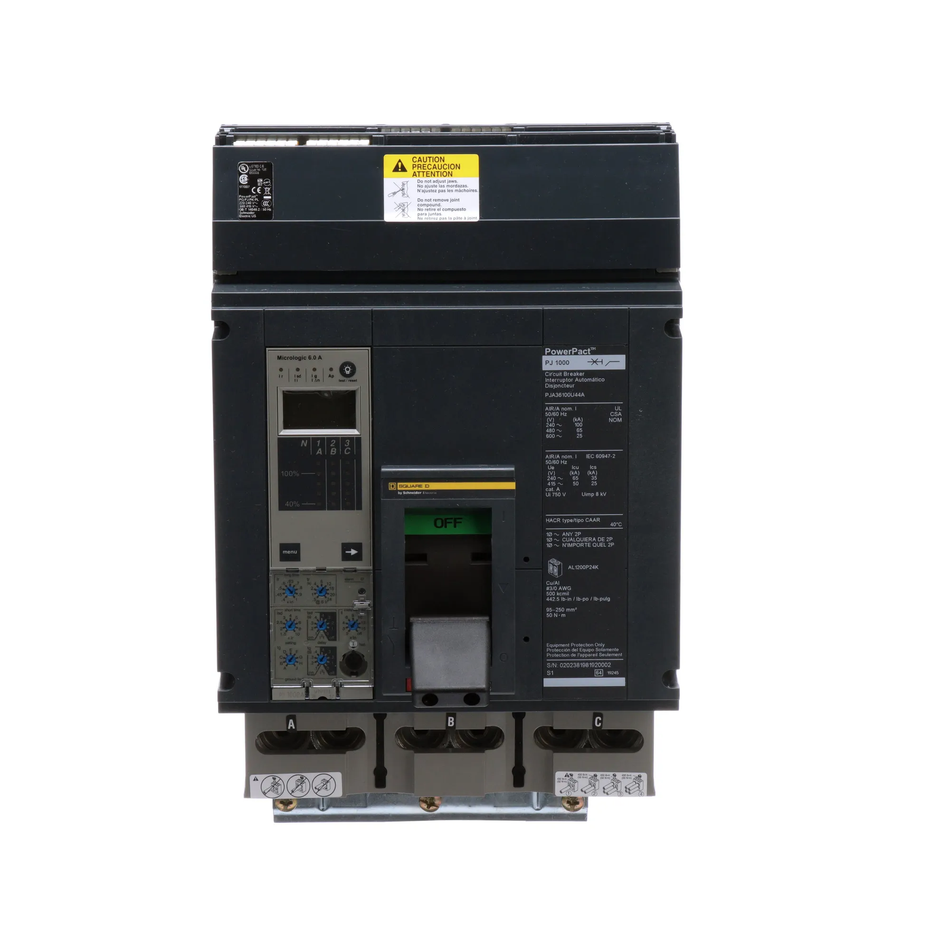PJA36100U44A - Square D - Molded Case Circuit Breaker