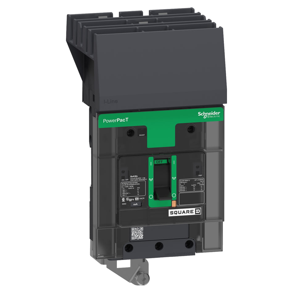 FHB36060 - Square D I-Line Style Plug-In 600V 60A 3 pole circuit breaker 25kA@480V