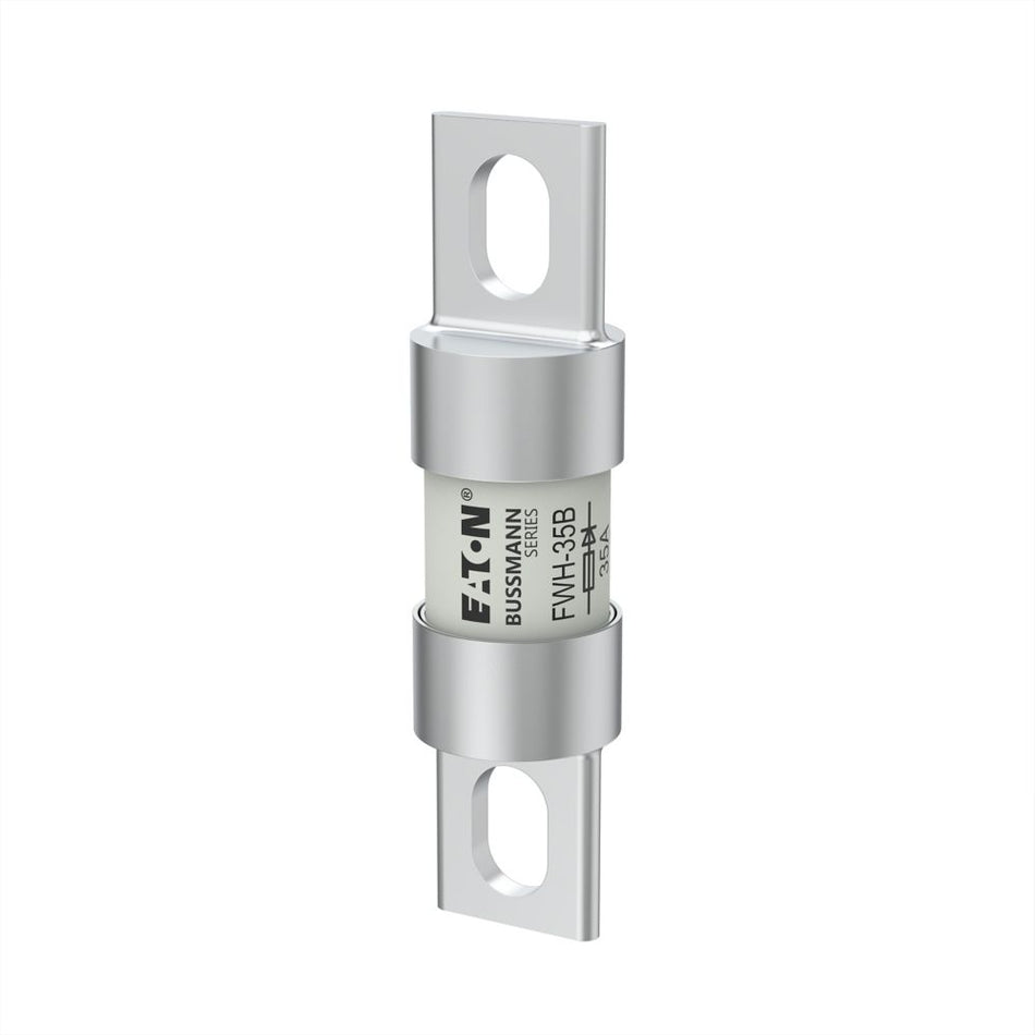 Eaton Bussmann FWH-35B 35A High Speed Cylindrical Fuse – Class aR – 500VAC/DC – Stud Mount