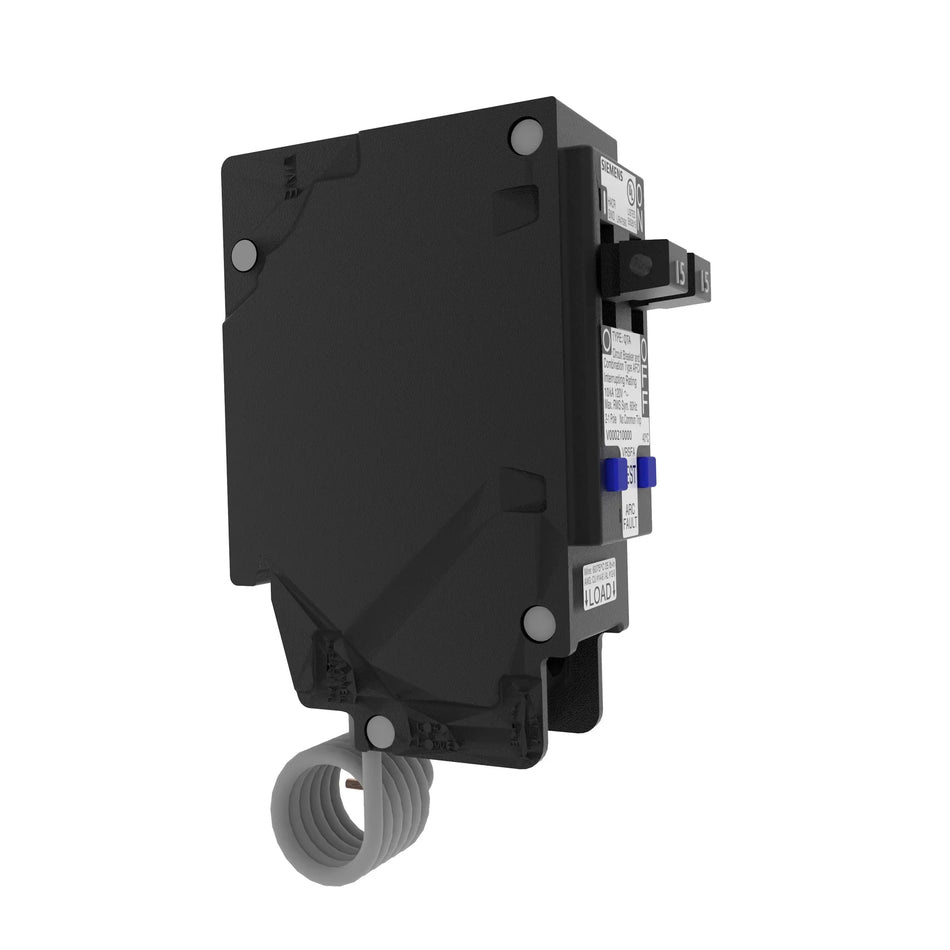 Siemens Q1515AFCP Circuit Breaker – Q Series – 15/15A – 2 Pole (Tandem) – 120VAC – Plug-In – Arc-Fault Protection (AFCI)