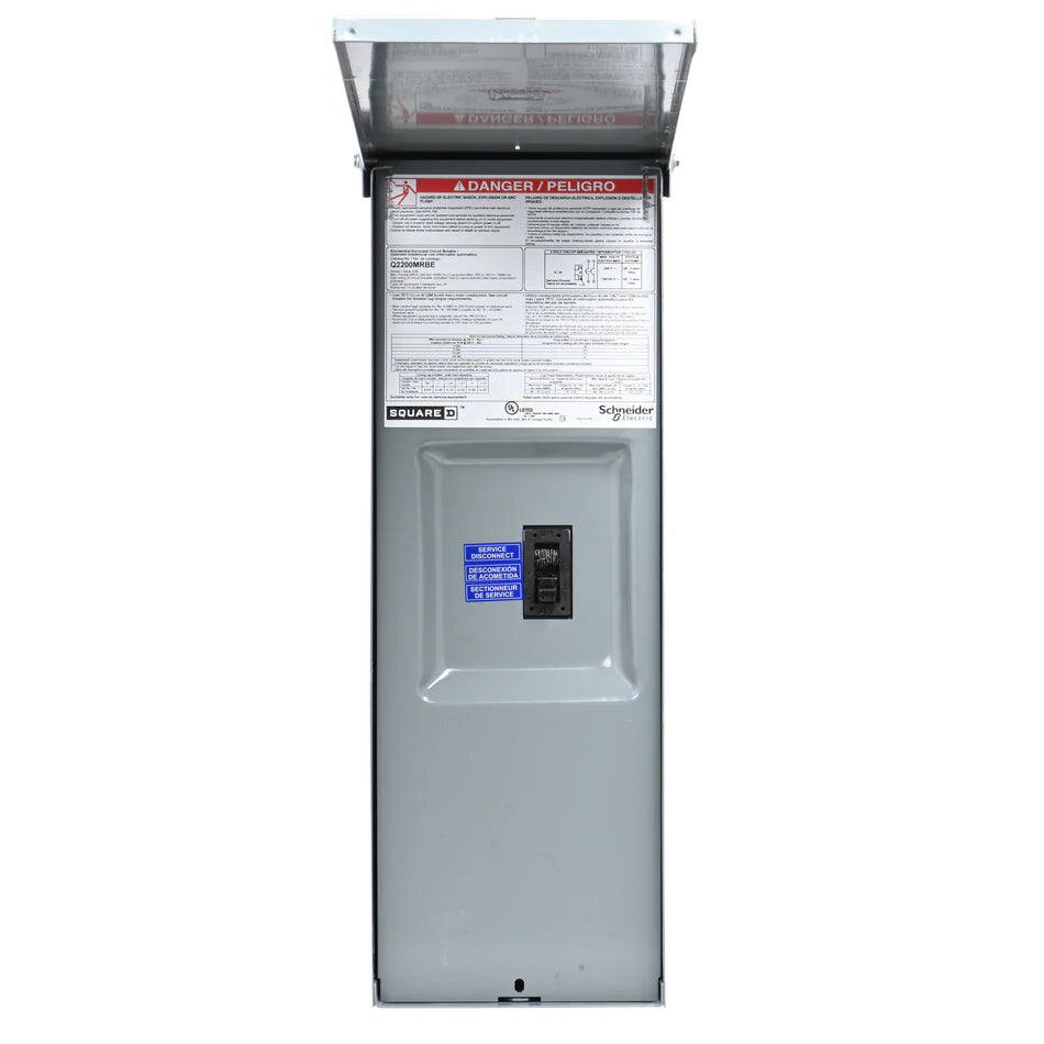 Schneider Electric Q2200MRBE 200A 240V 2-Pole Main Breaker Enclosure – NEMA 3R Outdoor