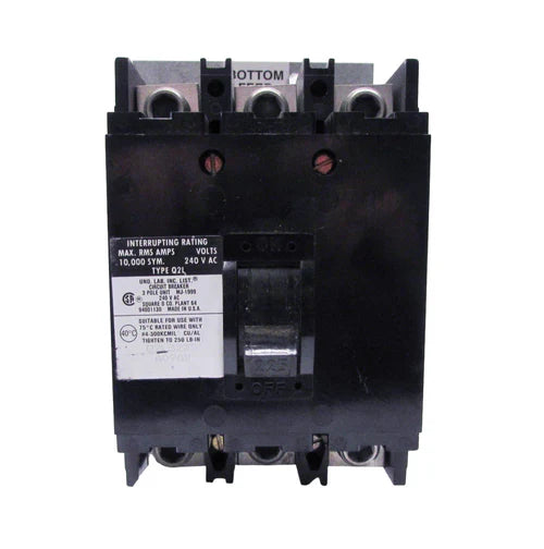 Q2L3225H - Square D Feed-Thru 240V 225A 3 pole circuit breaker 22kA@240V