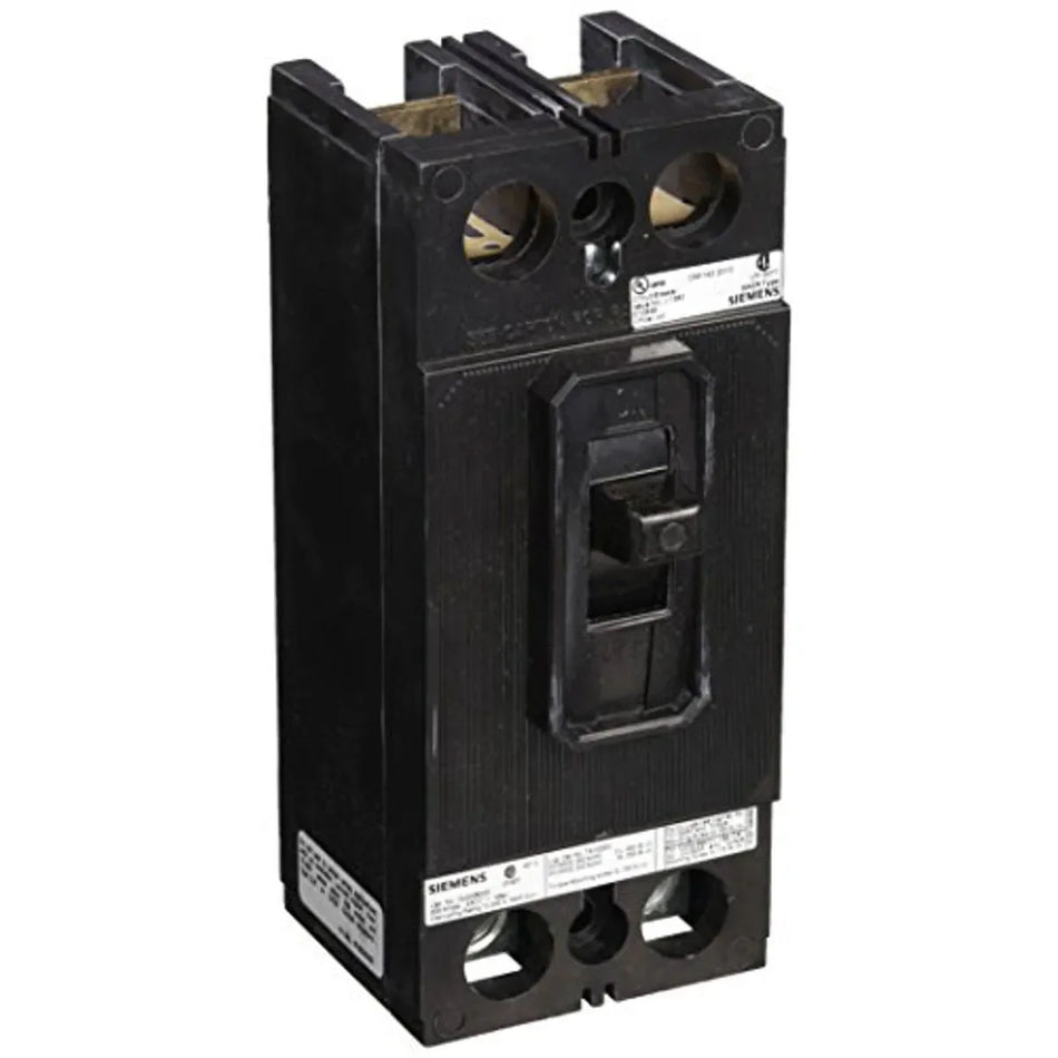 Siemens QJ22B100H – 2‑Pole 100 A 240 V AC Molded Case Breaker, Thermal‑Magnetic, 42 kAIC @ 240 V