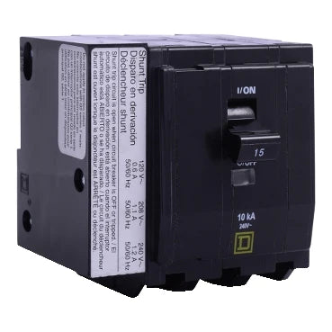 QO3151021 - Square D Plug-In 240V 15A 3 pole circuit breaker 10kA@240V