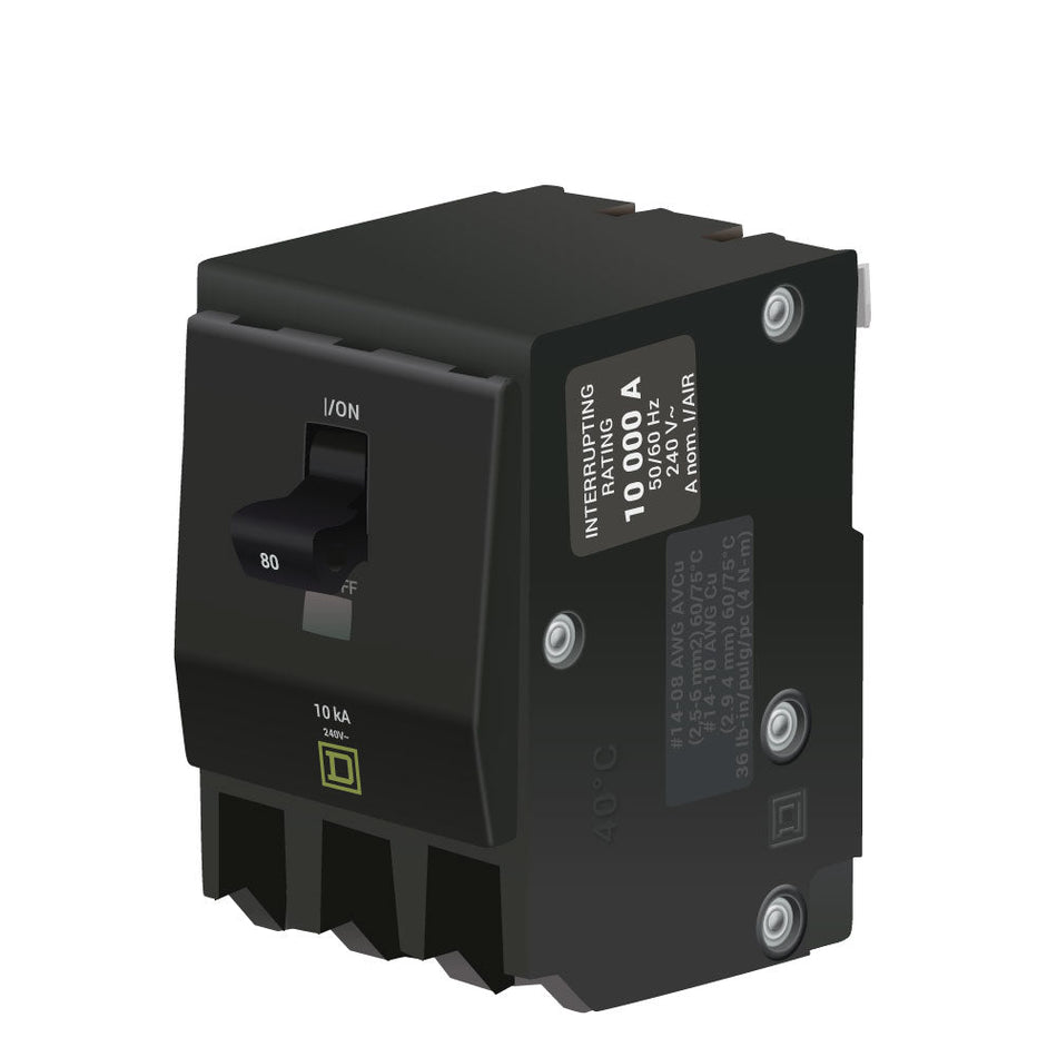 QO380 - Square D - 80 Amp Circuit Breaker