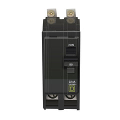 Square D QOB2201021 20A 2-Pole Thermal Magnetic Circuit Breaker – Bolt-On Mount – 120/240V