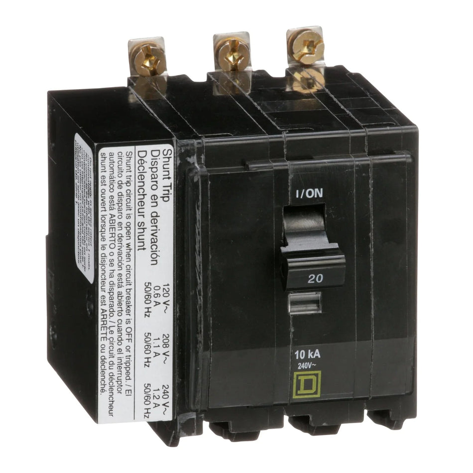 QOB3201021 - Square D - 20 Amp Molded Case Circuit Breaker