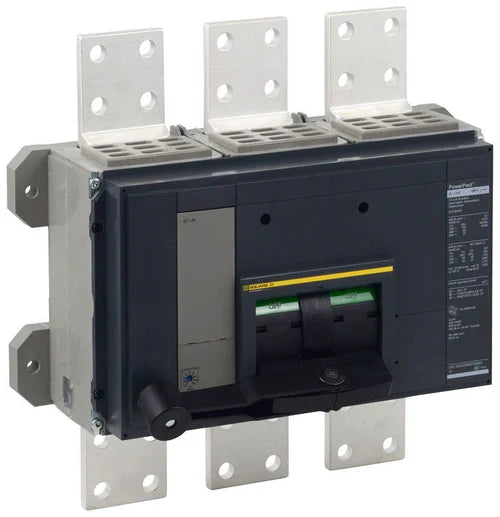 Product Title RGF36160U31A – Square D PowerPact R 3‑Pole 1600A 600V AC Molded Case Circuit Breaker, Thermal‑Magnetic, 35 kAIC @ 480V