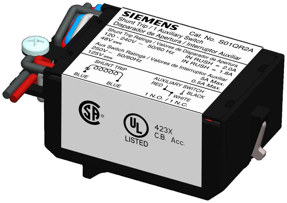 Siemens S04ED60 Shunt Trip – Sentron MCCB Internal Accessory – 480VAC – ED Frame Compatible