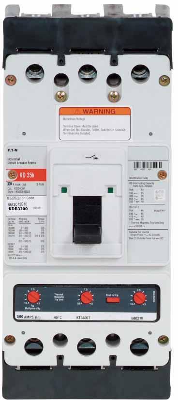 KDB3300X - Eaton - Molded Case Circuit Breaker