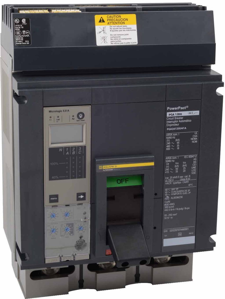 PGA36120U41A - Square D - Molded Case Circuit Breakers
