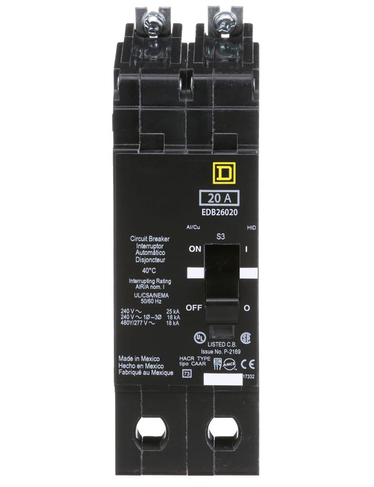 EDB26020 - Square D - Molded Case Circuit Breaker