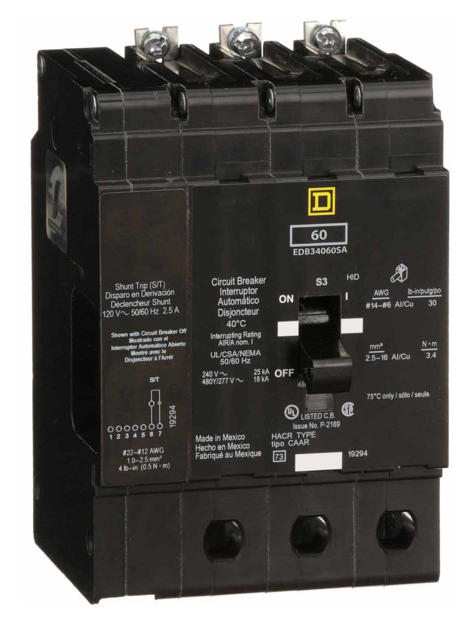 EDB34060SA - Square D - Molded Case Circuit Breakers