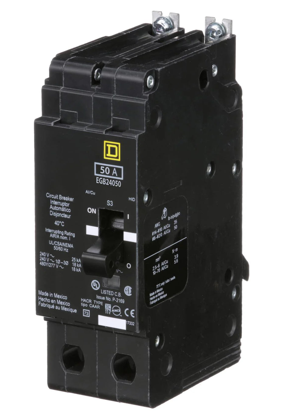 EGB24050 - Square D - Molded Case Circuit Breaker