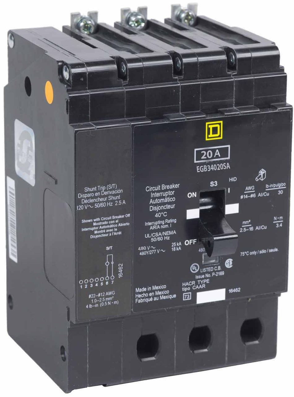 EJB36020SA - Square D - Molded Case Circuit Breaker