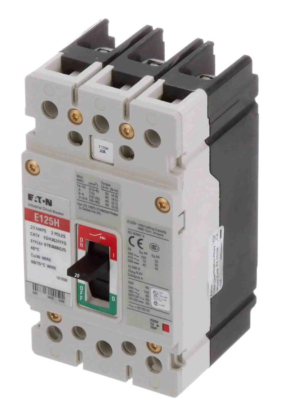 EGH3020FFG - Eaton - Molded Case Circuit Breaker