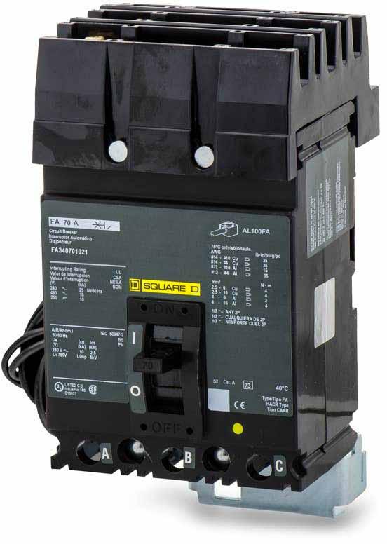 FA340701021 - Square D - Molded Case Circuit Breakers