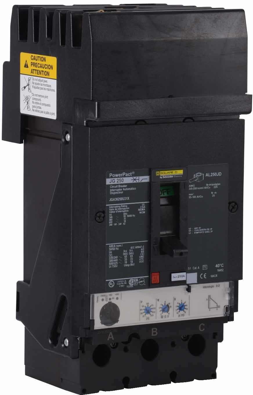 JGA36250U31X - Square D - Molded Case Circuit Breakers