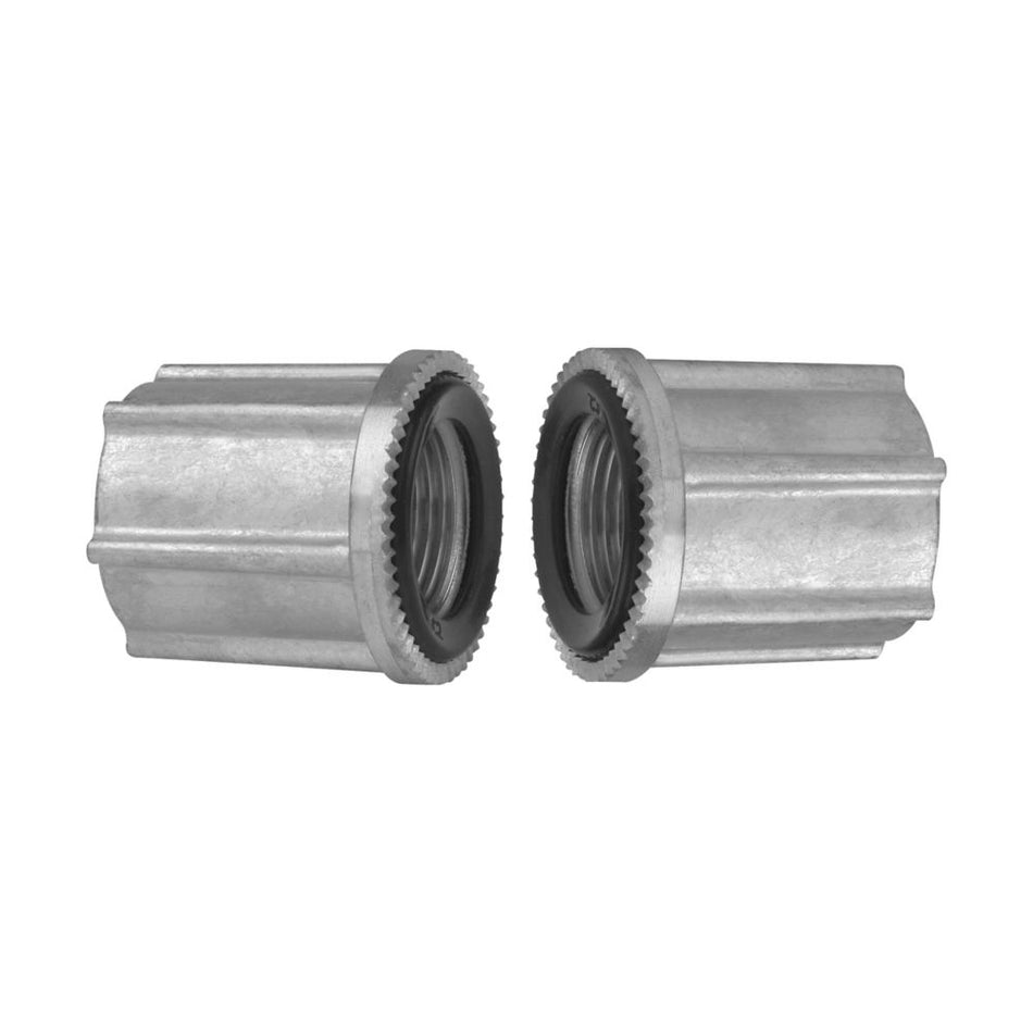 Eaton Crouse-Hinds STTTB 6 Myers Through Bulkhead Fitting – 2 in, Zinc, Without Nipples