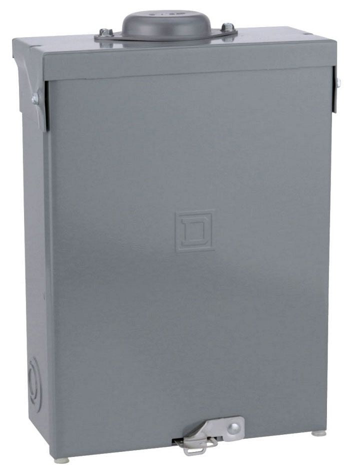 Square D QO612L100RB Load Center – 100A – 1 Phase – 120/240V – 6 Spaces / 12 Circuits – NEMA 3R Outdoor – Main Lug – QO Series