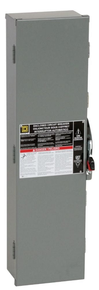 Square D J250AWK PowerPact Circuit Breaker Enclosure – 2/3-Pole – NEMA 3R/5/12, IP64 – Surface Mount