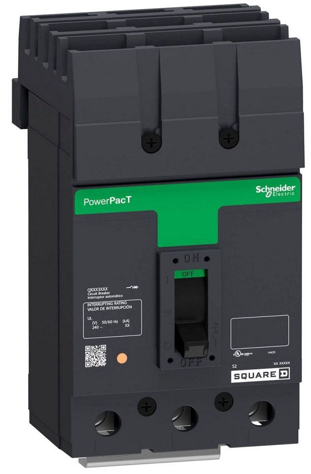 Square D QDA32175 I-Line Circuit Breaker – 175A – 3 Pole – 25kAIC – Thermal Magnetic – Q-Frame – 240VAC – Plug-On MCCB