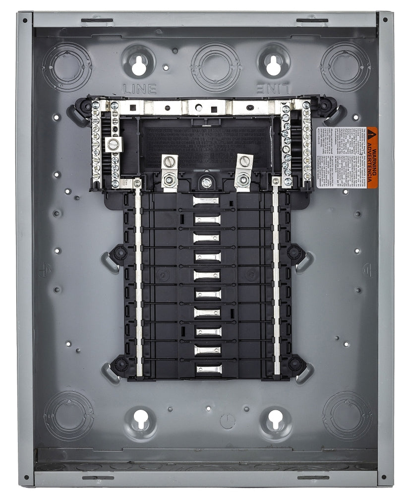 Square D QO120L125PG QO Load Center – 125A Main Breaker Convertible – 20 Circuits – 20 Spaces – Plug-On Neutral – 120/240V