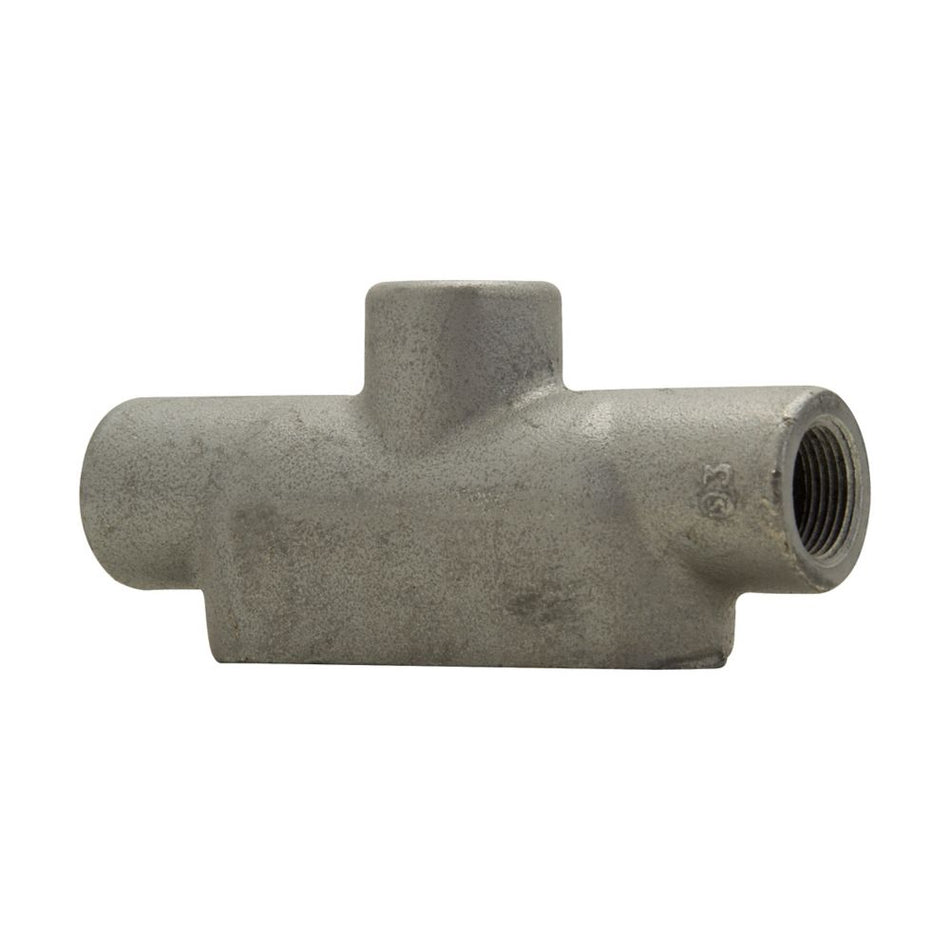Eaton Crouse-Hinds TB67 SA Condulet Form 7 Conduit Outlet Body – 2 in, Shape TB, Copper-Free Aluminum
