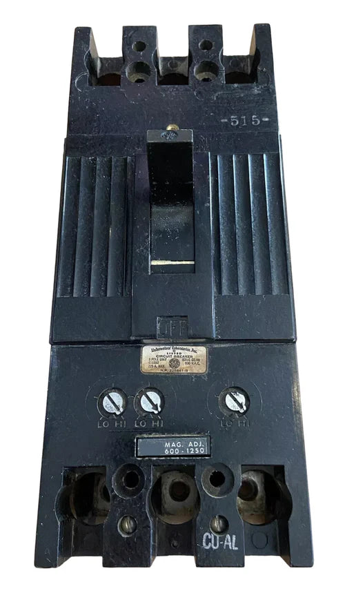 TFJ236110WL - General Electric Feed-Thru 600V 110A 3 pole circuit breaker 22kA@480V