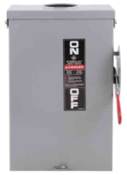 TGN3323 - General Electric 100A 240VAC 3-Pole Non-Fusible Safety Switch NEMA 1 General Duty